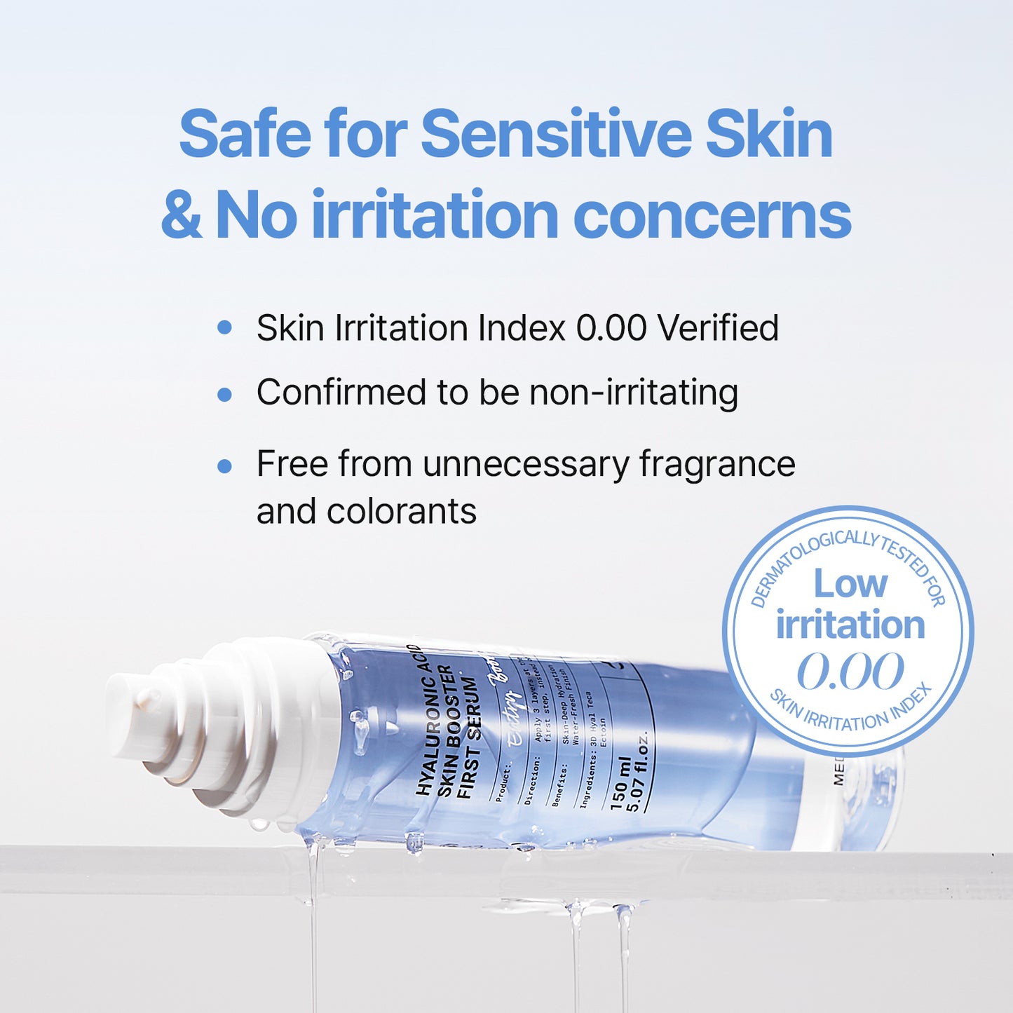 Hyaluronic Acid Skin Booster First Serum – 333Serum, Non-Sticky Glow Up