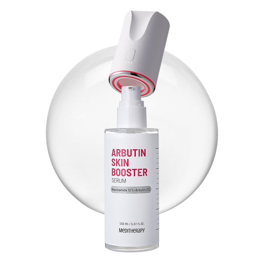 Arbutin Skin Booster Serum – 10% Niacinamide, 2% Arbutin, Boosts Absorption 7x with Built-In Device