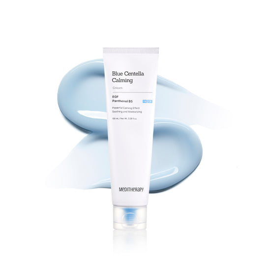 Blue Centella Calming Cream – Hydrating Korean Face Moisturizer for Sensitive Skin