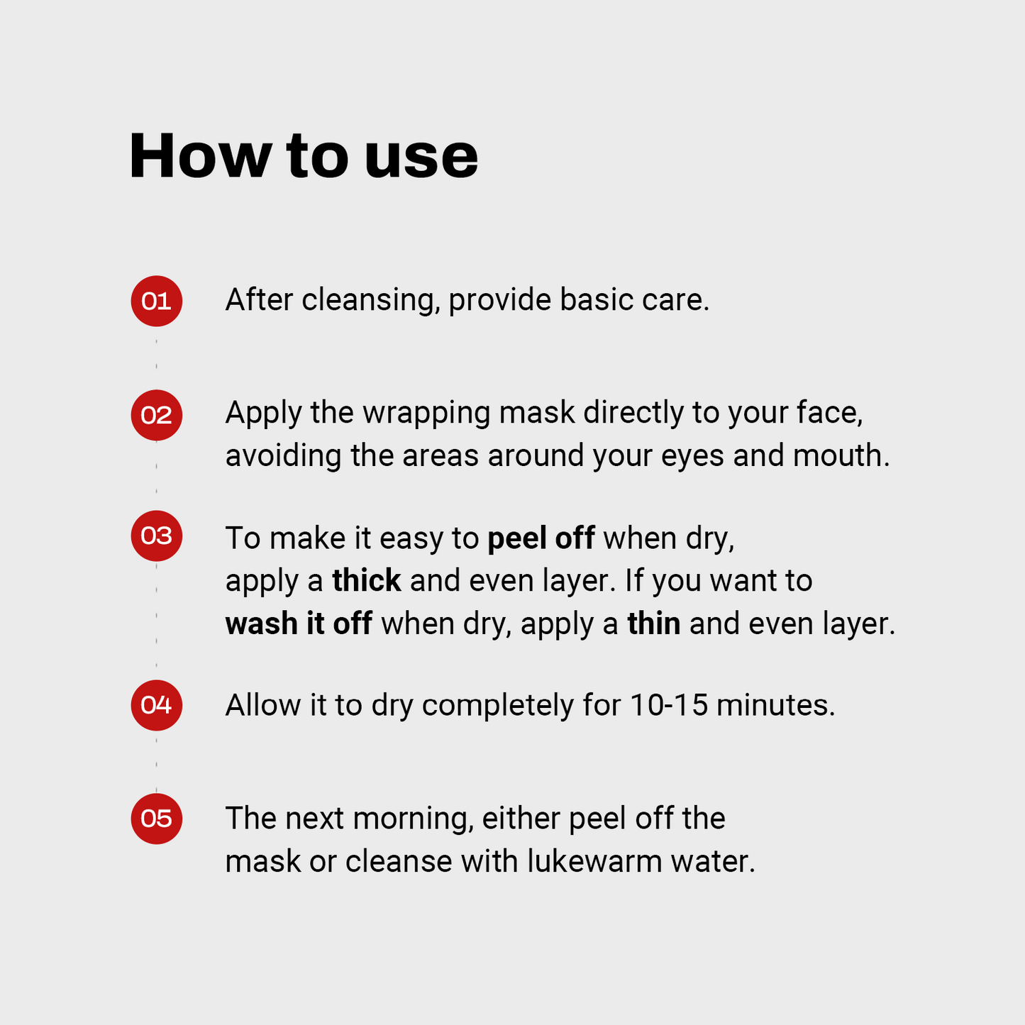 Shumage Gold Seal Wrapping Mask