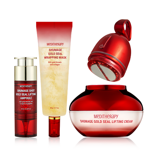 Shumage Gold Seal Cream + Device + Gold Seal Ampoule + Wrapping Mask